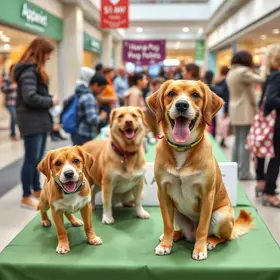 feira de adoção de animais