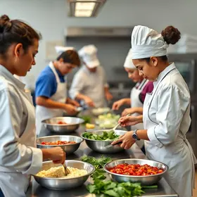 formação de cozinheiras e cozinheiros escolares