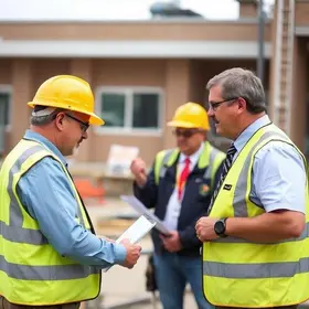 prefeito e secretários vistoriam obras em escolas municipais