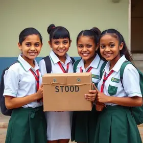 Seduc Prudente entrega de uniformes escolares