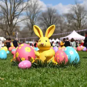 festa da Páscoa do Fundo Social