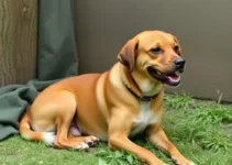 cão com possível envenenamento