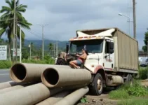 carga de blocos de concreto