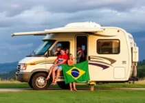 Família viaja de motorhome pelos EUA para ver o Brasil na Copa