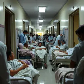 superlotação hospitalar