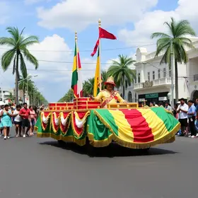 desfile de aniversário de Prudente