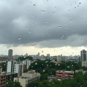 ventos intensos e granizo