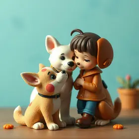 miniaturas de pets em 3D
