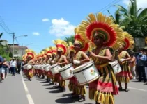 Grupo de Catira e Banda Marcial da Fundação Mirim