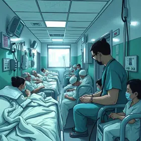 superlotação Hospital Regional de Prudente