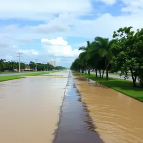 estudo para alagamentos Presidente Prudente