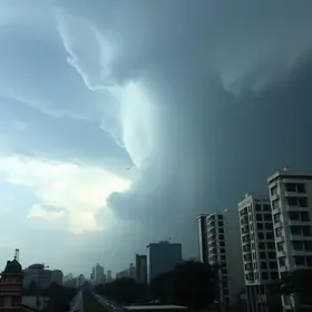 tornados granizo microexplosões