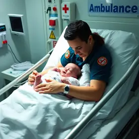bebê nasce em ambulância