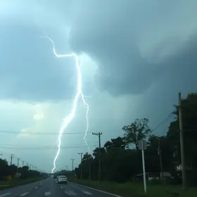 Defesa Civil alerta para tempestades severas